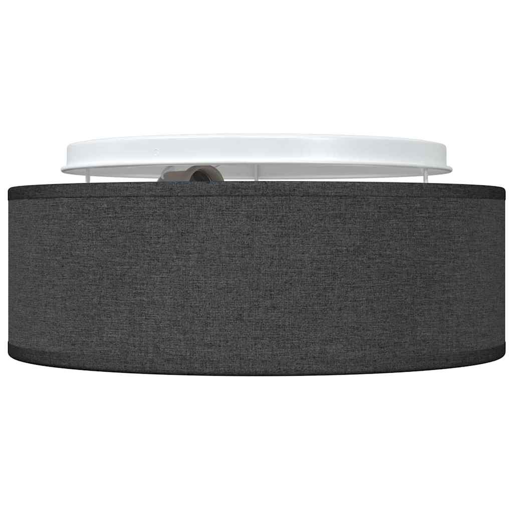 vidaXL Lampa Sufitowa Z reflektorami Czarny 30 x 30 x 13,5 cm tkanina