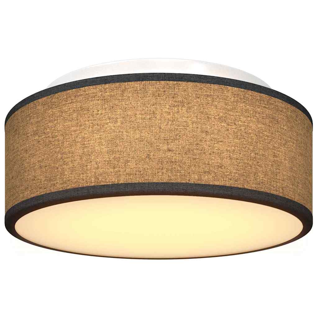 vidaXL Lampa Sufitowa Z reflektorami Czarny 30 x 30 x 13,5 cm tkanina