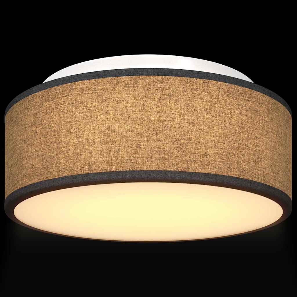 vidaXL Lampa Sufitowa Z reflektorami Czarny 30 x 30 x 13,5 cm tkanina