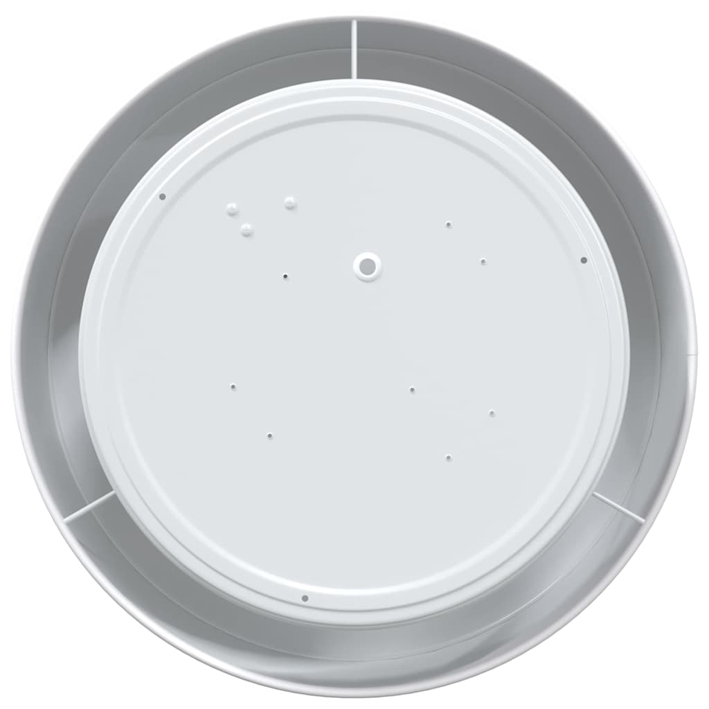 vidaXL Lampa Sufitowa Z reflektorami Biały 30 x 30 x 13,5 cm tkanina