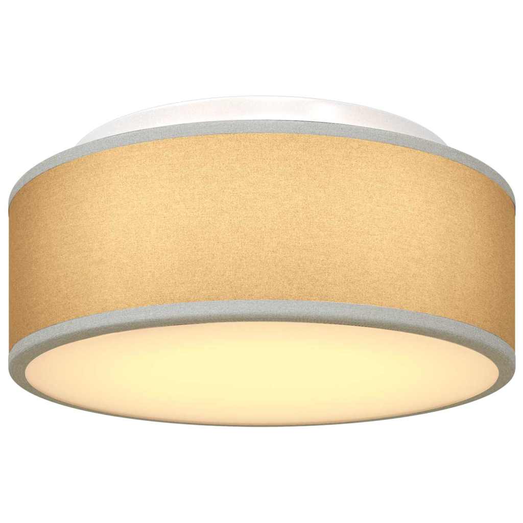 vidaXL Lampa Sufitowa Z reflektorami Szary 30 x 30 x 13,5 cm tkanina