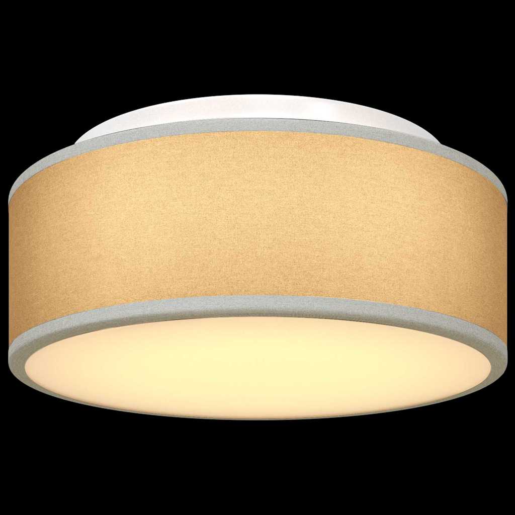 vidaXL Lampa Sufitowa Z reflektorami Szary 30 x 30 x 13,5 cm tkanina