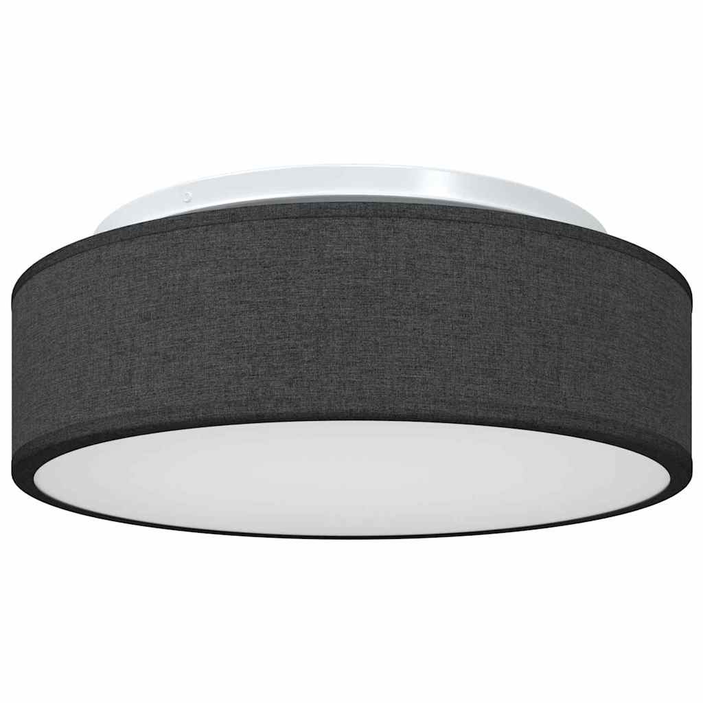 vidaXL Lampa Sufitowa Z reflektorami Czarny 38 x 38 x 13,5 cm tkanina