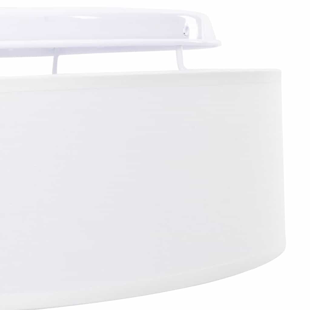 vidaXL Lampa Sufitowa Z reflektorami Biały 38 x 38 x 13,5 cm tkanina