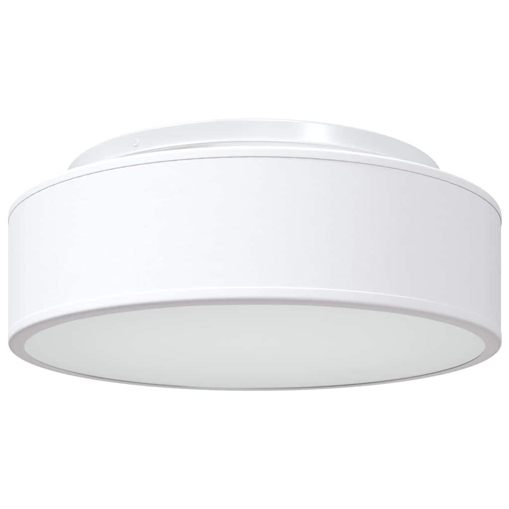 vidaXL Lampa Sufitowa Z reflektorami Biały 38 x 38 x 13,5 cm tkanina