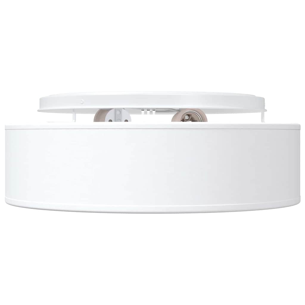 vidaXL Lampa Sufitowa Z reflektorami Biały 38 x 38 x 13,5 cm tkanina