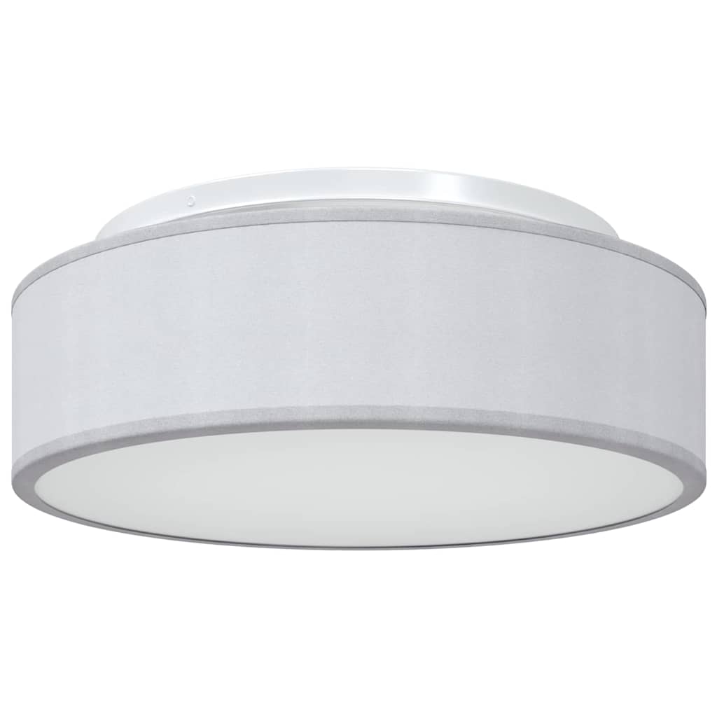 vidaXL Lampa Sufitowa Z reflektorami Szary 38 x 38 x 13,5 cm tkanina