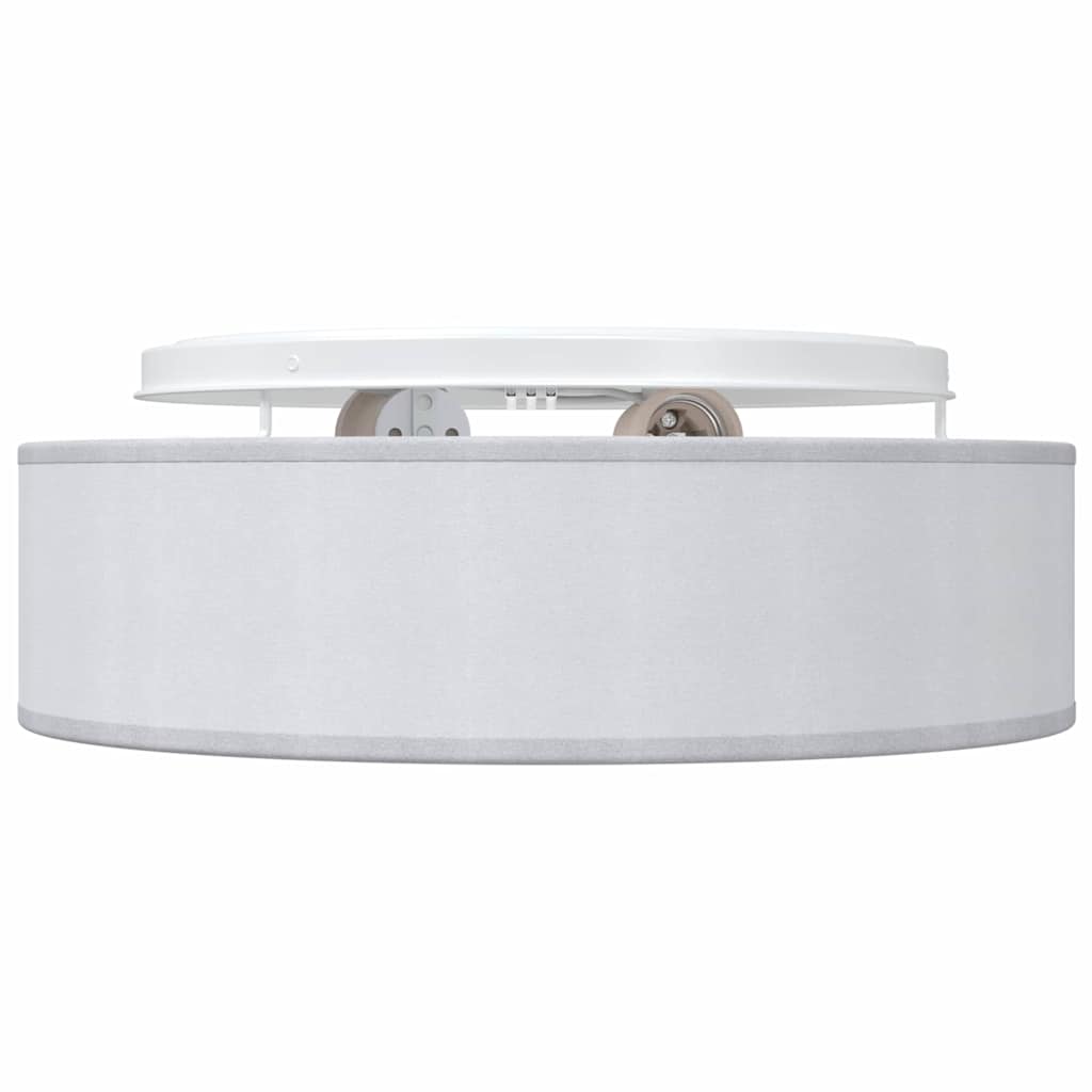 vidaXL Lampa Sufitowa Z reflektorami Szary 38 x 38 x 13,5 cm tkanina
