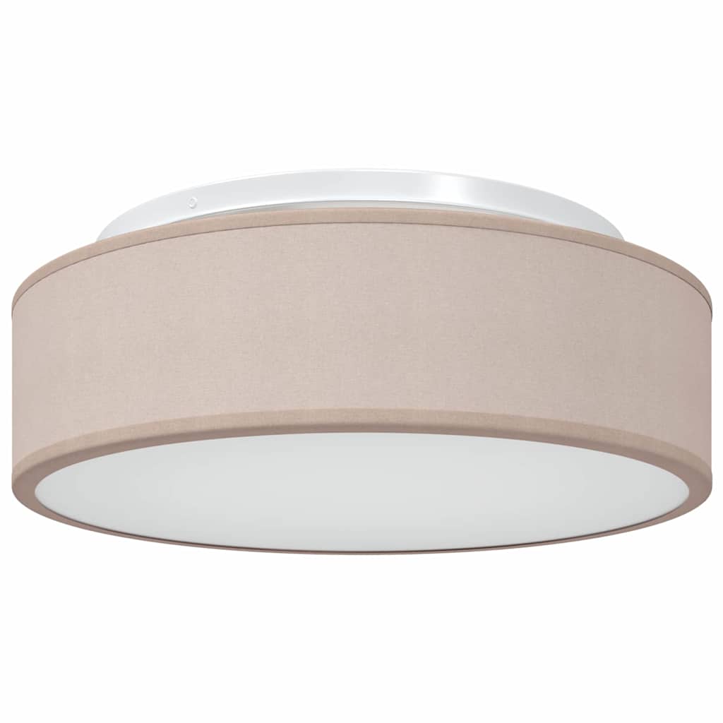 vidaXL Lampa Sufitowa Ciemnoszary 38 x 38 x 13,5 cm tkanina