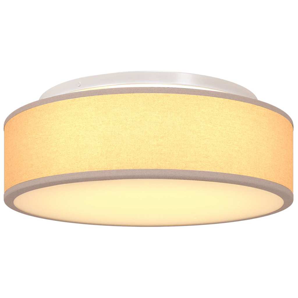 vidaXL Lampa Sufitowa Ciemnoszary 38 x 38 x 13,5 cm tkanina
