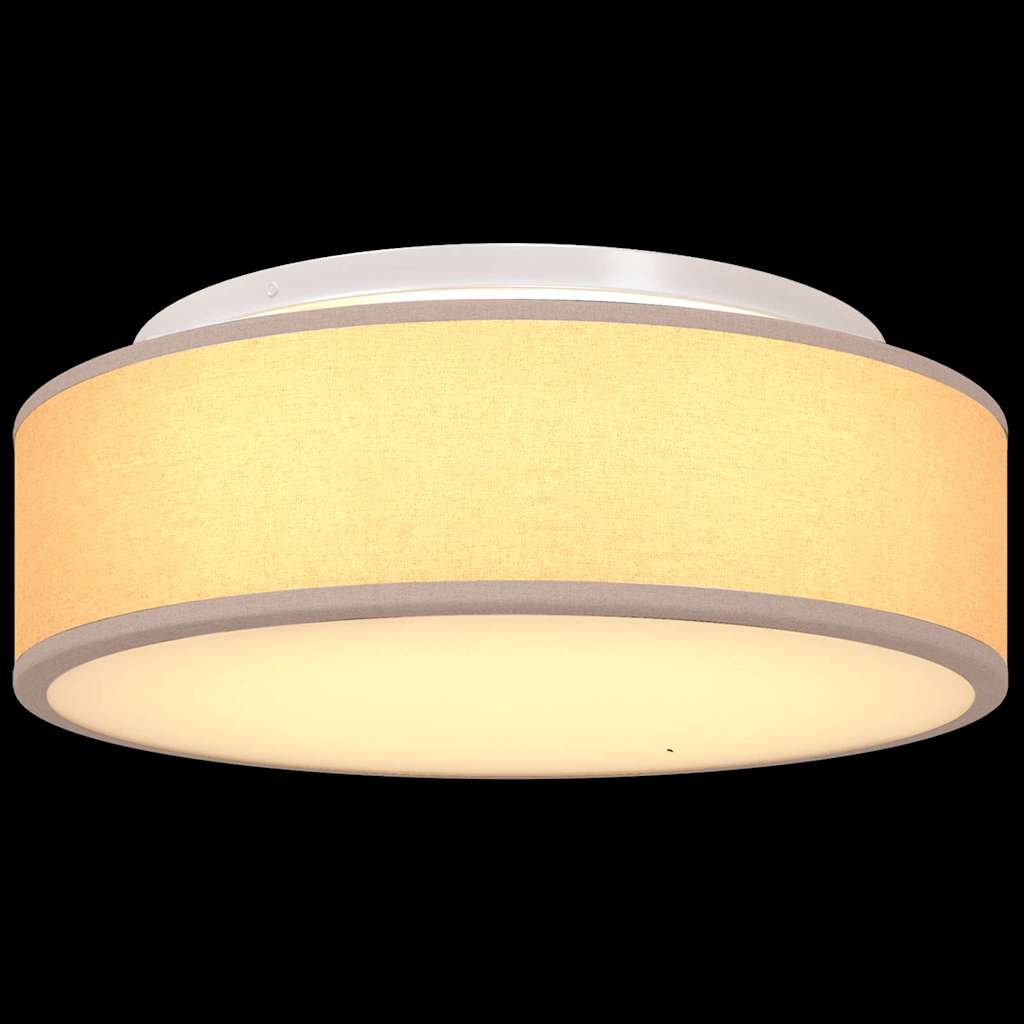 vidaXL Lampa Sufitowa Ciemnoszary 38 x 38 x 13,5 cm tkanina