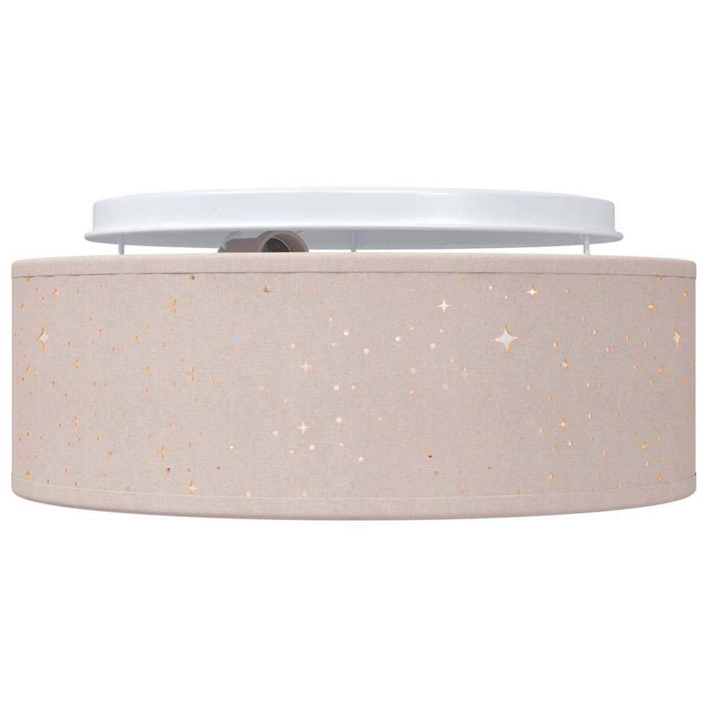 vidaXL Lampa Sufitowa Ciemnoszary 30 x 30 x 13,5 cm tkanina