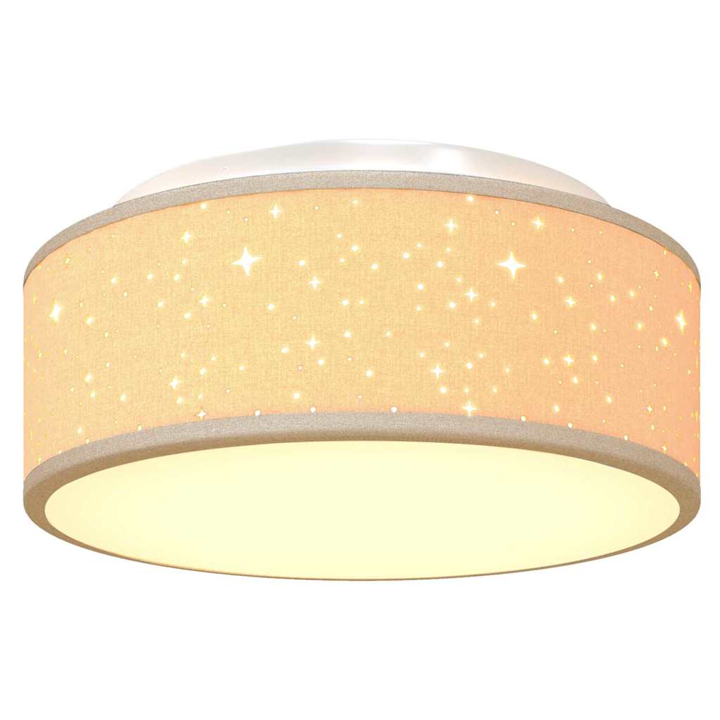 vidaXL Lampa Sufitowa Ciemnoszary 30 x 30 x 13,5 cm tkanina