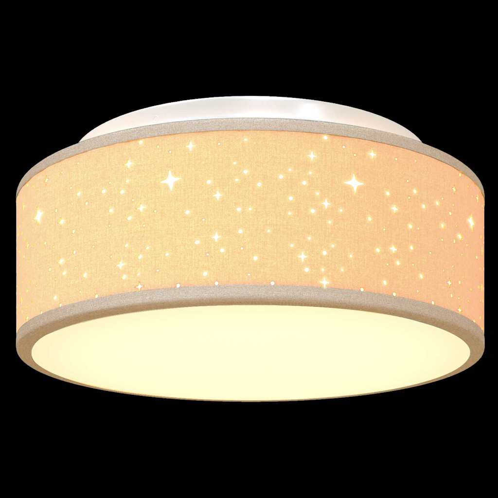 vidaXL Lampa Sufitowa Ciemnoszary 30 x 30 x 13,5 cm tkanina