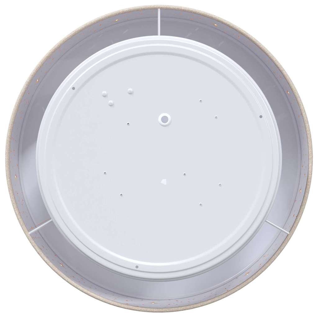 vidaXL Lampa Sufitowa Ciemnoszary 30 x 30 x 13,5 cm tkanina