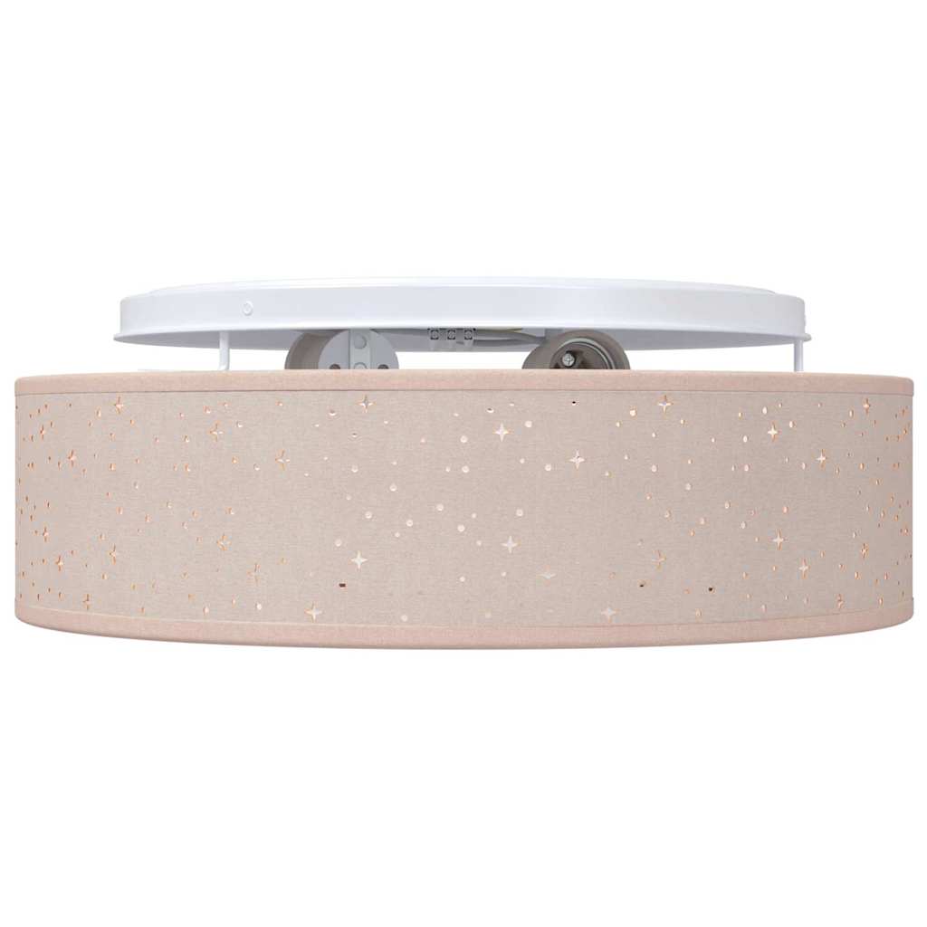 vidaXL Lampa Sufitowa Ciemnoszary 38 x 38 x 13,5 cm tkanina
