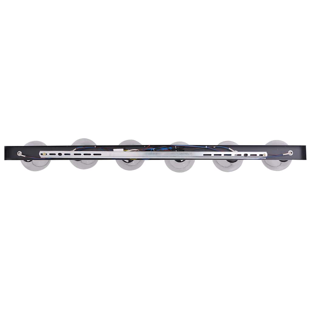 vidaXL Reflektor sufitowy Czarny 110,5 x 13 x 26 cm Szkło i Metal
