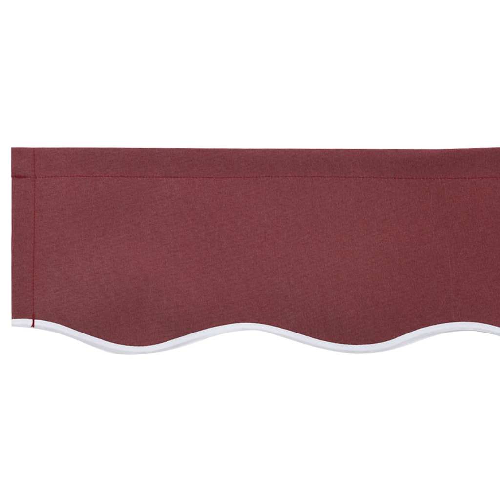 vidaXL Materiał zapasowy do markizy Czerwony burgund 280 x 195 cm