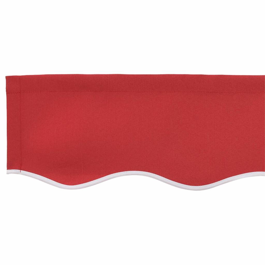 vidaXL Wymienne poszycie markizy do 3,5x2,5 m czerwony Poliester