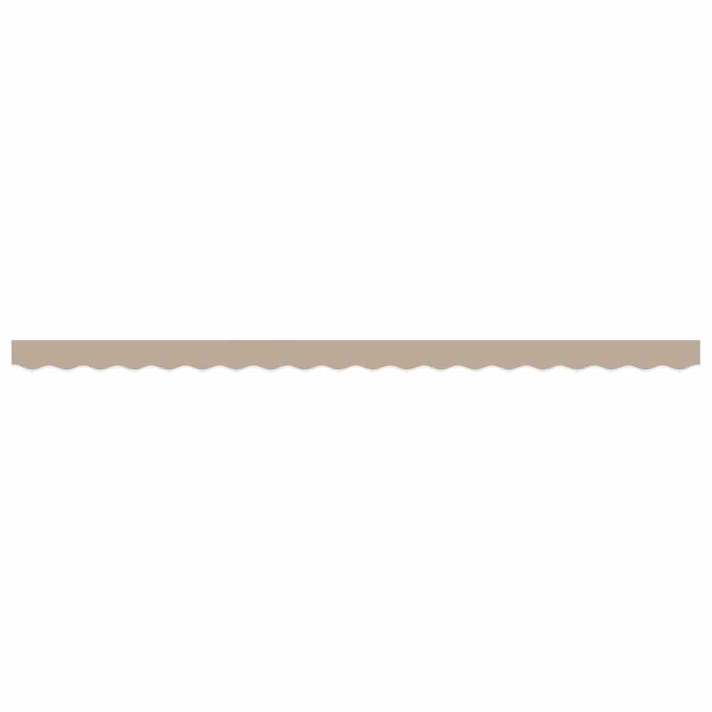 vidaXL Wymiana falbany markizy Beżowy 4,5 m Poliester