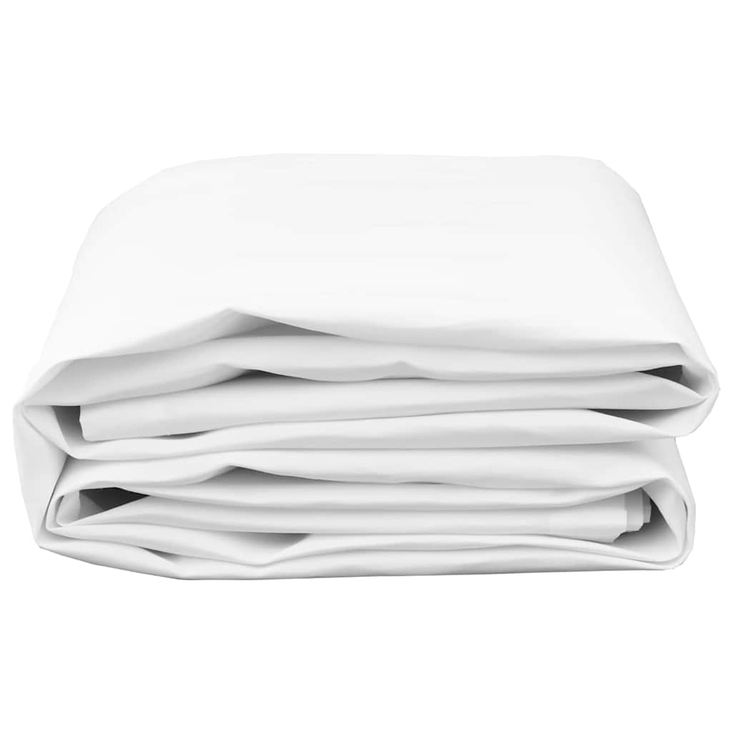 vidaXL Materiał zapasowy do markizy Biały 1000 x 160 cm Poliester