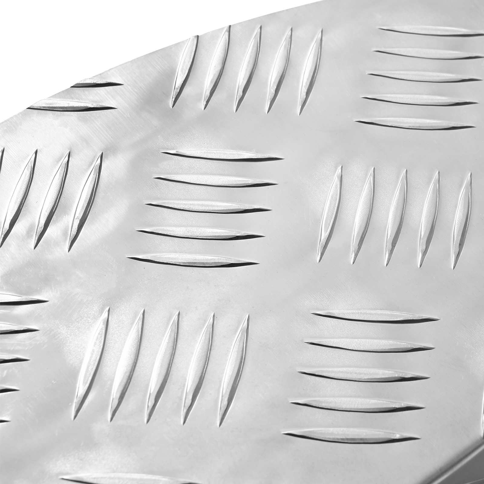vidaXL Stopień Półksiężyc 10 pcs Srebrny 60 x 18 x 2,5 cm Aluminium