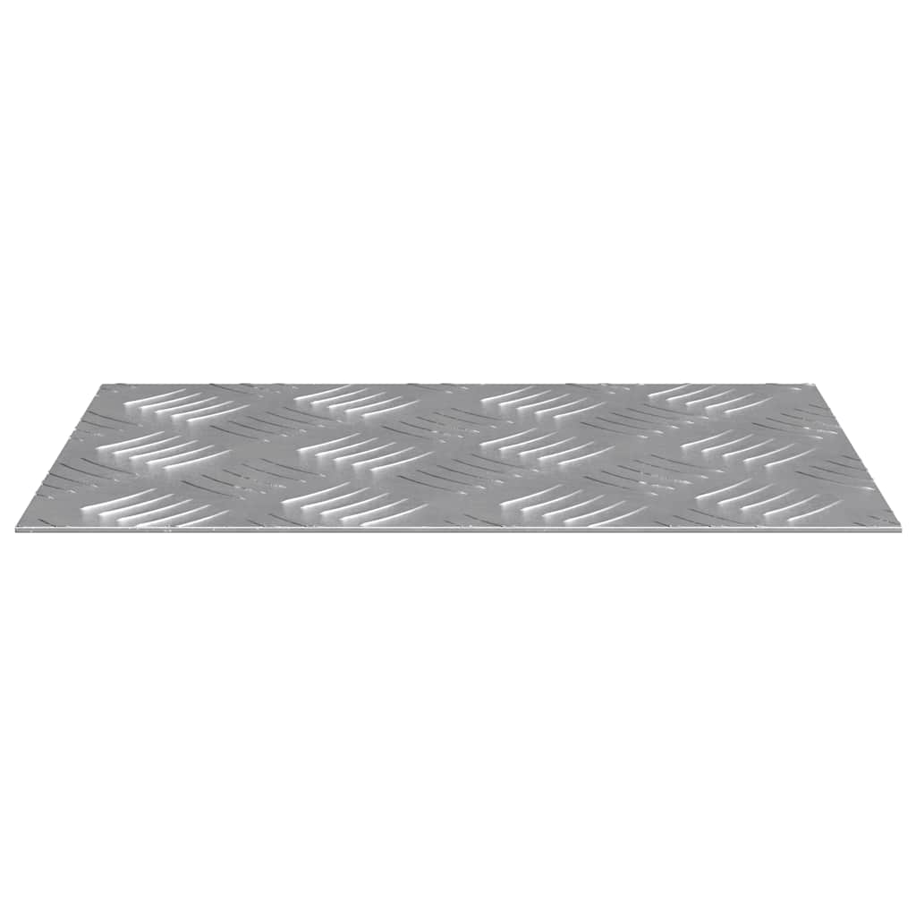 vidaXL Stopień Prostokątny 2 pcs Srebrny 30 x 20 cm Aluminium