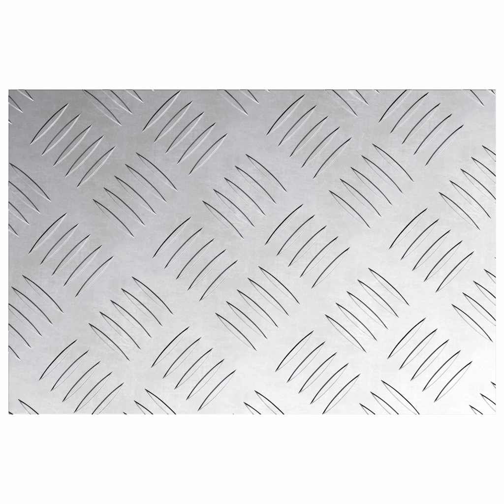 vidaXL Stopień Prostokątny 2 pcs Srebrny 30 x 20 cm Aluminium