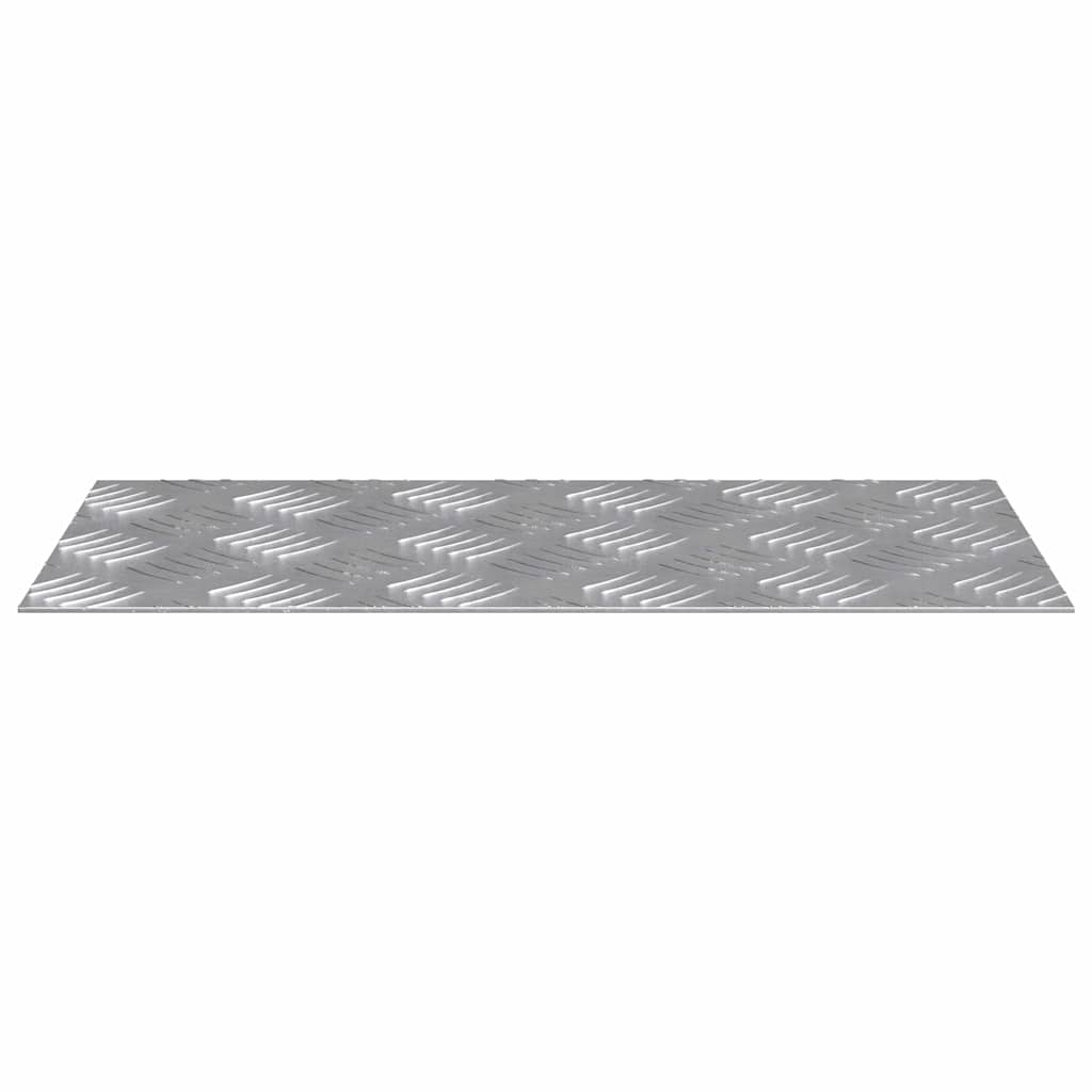 vidaXL Stopień Prostokątny 4 pcs Srebrny 40 x 20 cm Aluminium