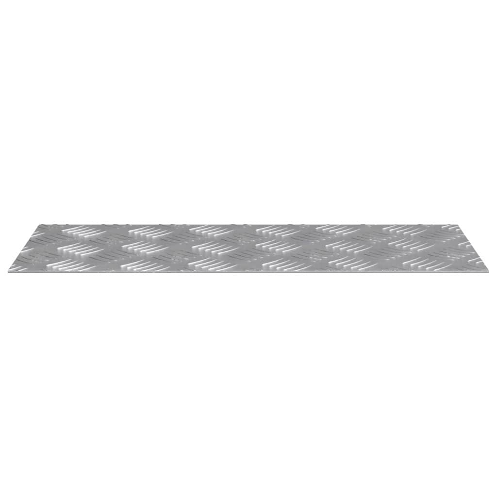 vidaXL Stopień Prostokątny 4 pcs Srebrny 50 x 20 cm Aluminium
