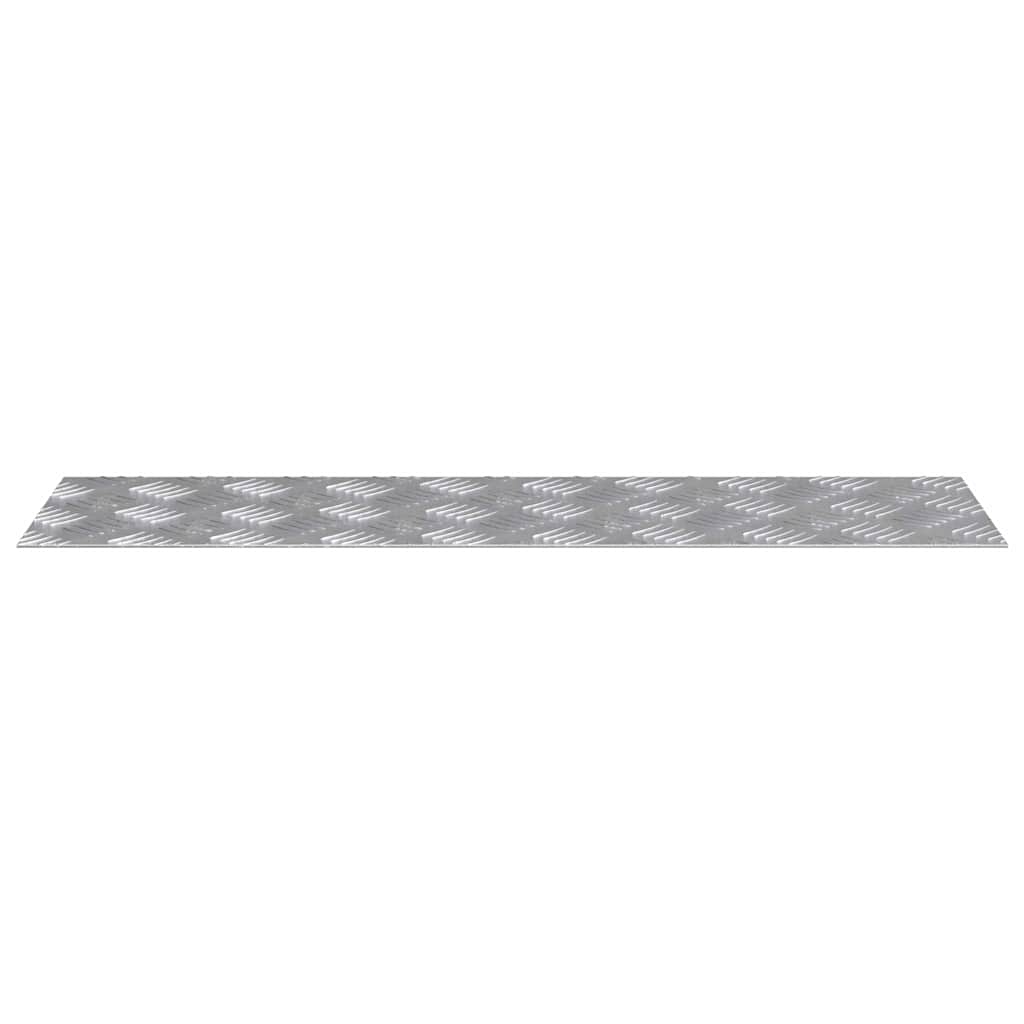 vidaXL Stopień Prostokątny 4 pcs Srebrny 70 x 20 cm Aluminium