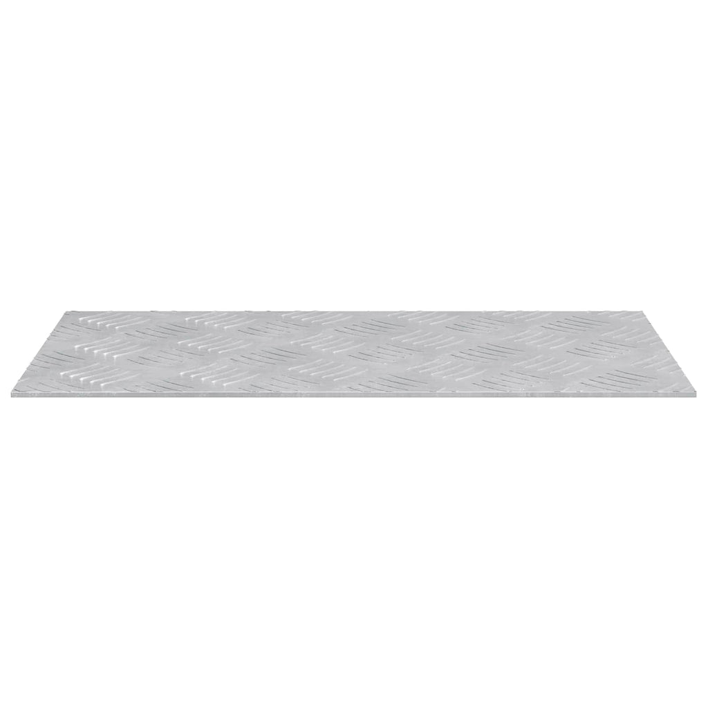 vidaXL Stopień Prostokątny 4 pcs Srebrny 50 x 25 cm Aluminium