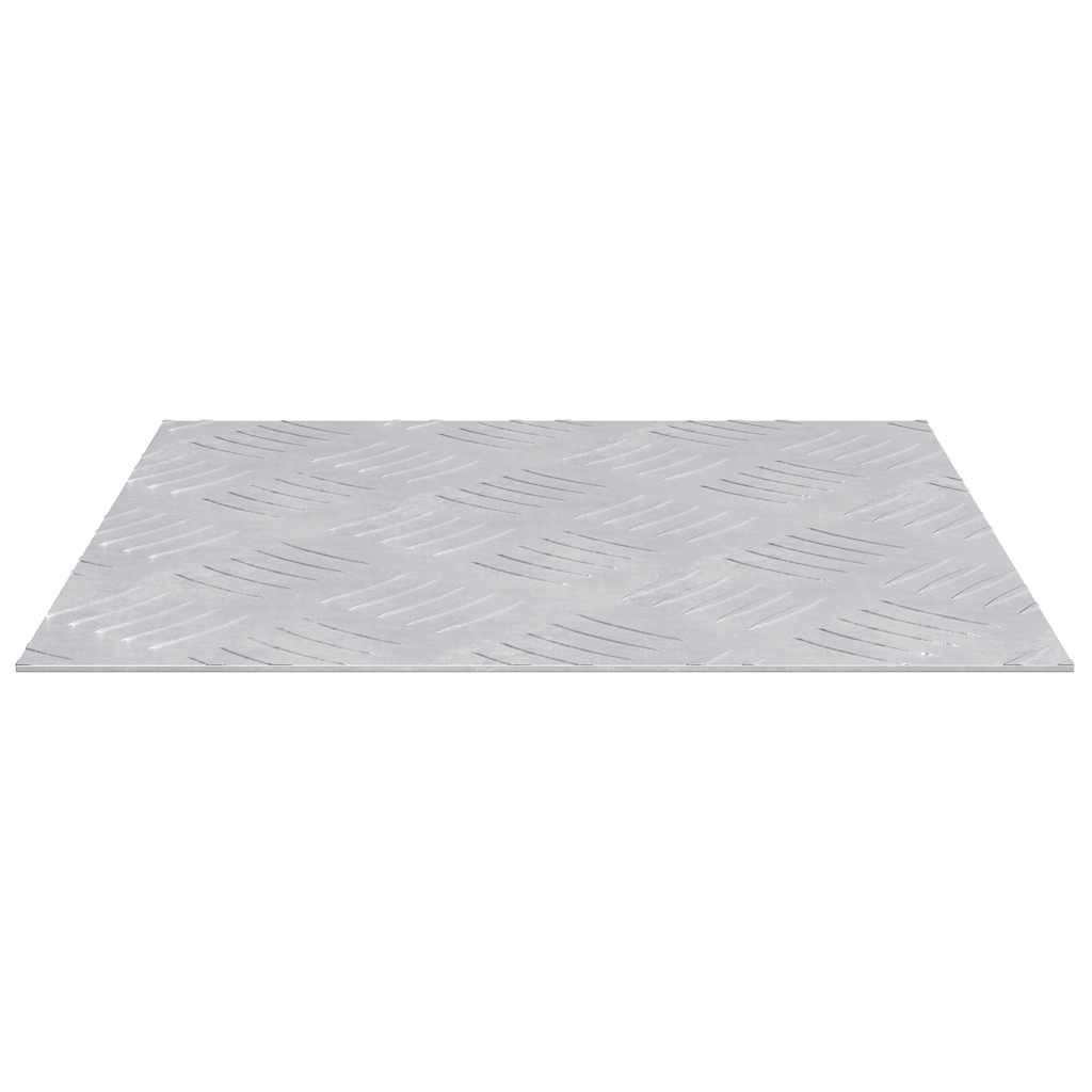 vidaXL Stopień Kwadrat 4 pcs Srebrny 30 x 30 cm Aluminium