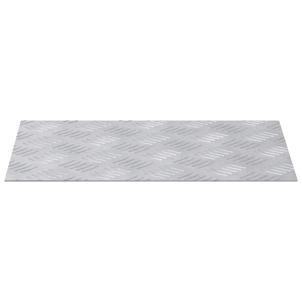 vidaXL Stopień Prostokątny 4 pcs Srebrny 40 x 30 cm Aluminium