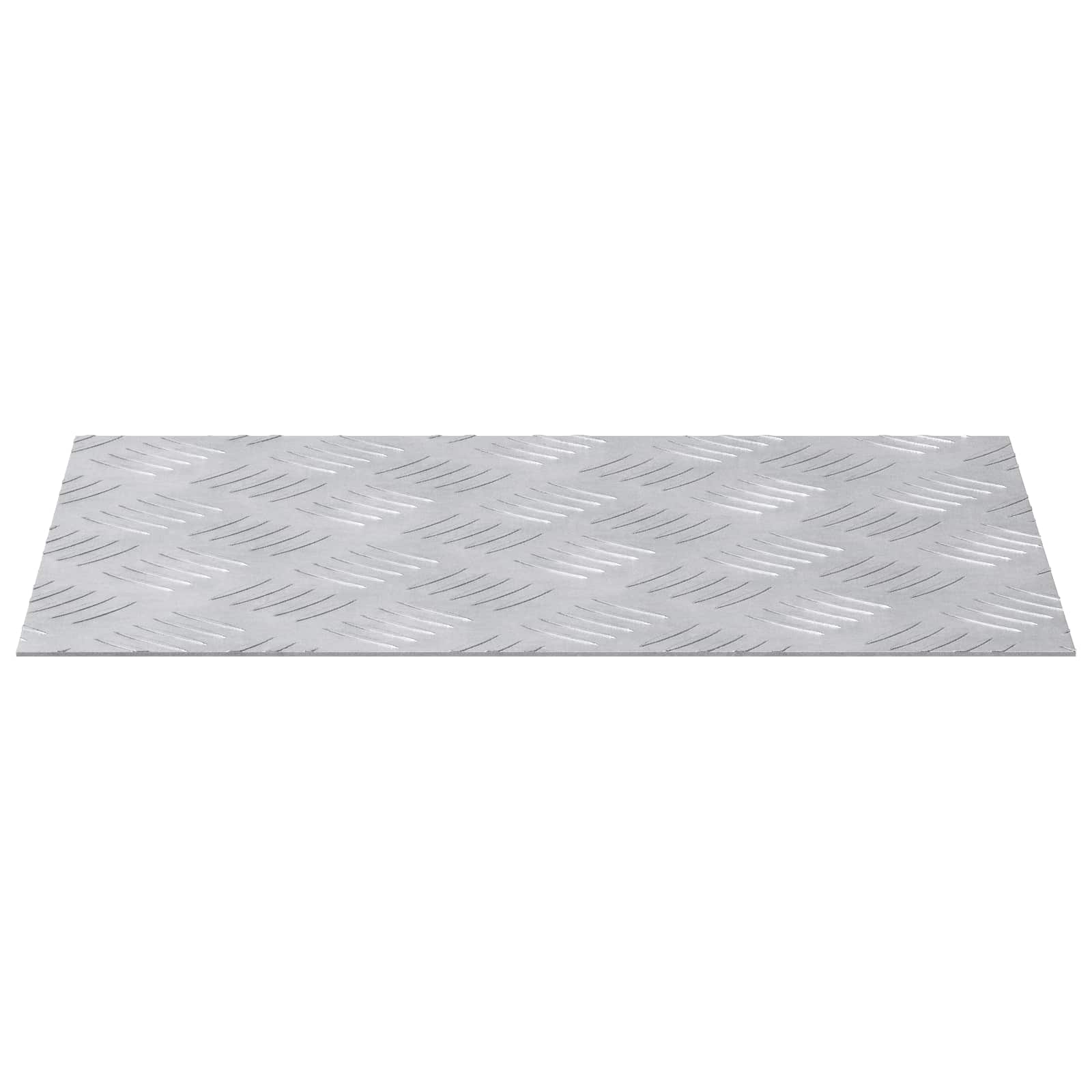 vidaXL Stopień Prostokątny 2 pcs Srebrny 40 x 30 cm Aluminium