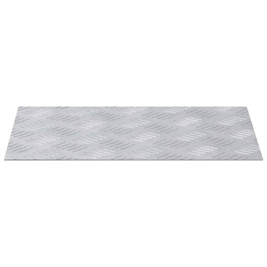 vidaXL Stopień Prostokątny 4 pcs Srebrny 40 x 30 cm Aluminium