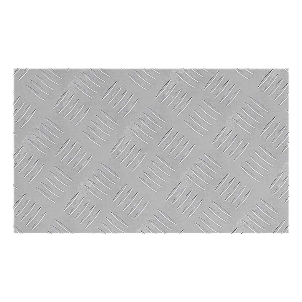 vidaXL Stopień Prostokątny 4 pcs Srebrny 50 x 30 cm Aluminium