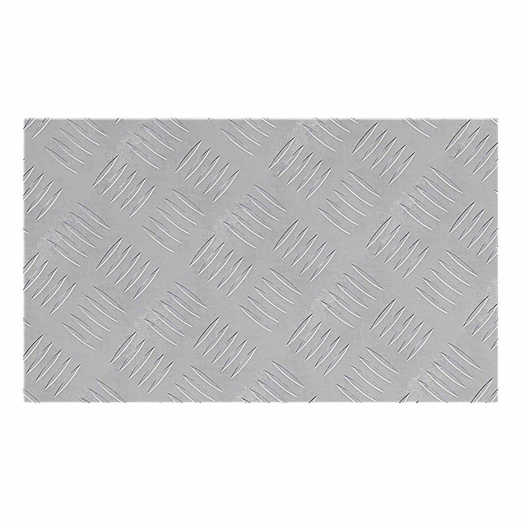 vidaXL Stopień Prostokątny 2 pcs Srebrny 50 x 30 cm Aluminium