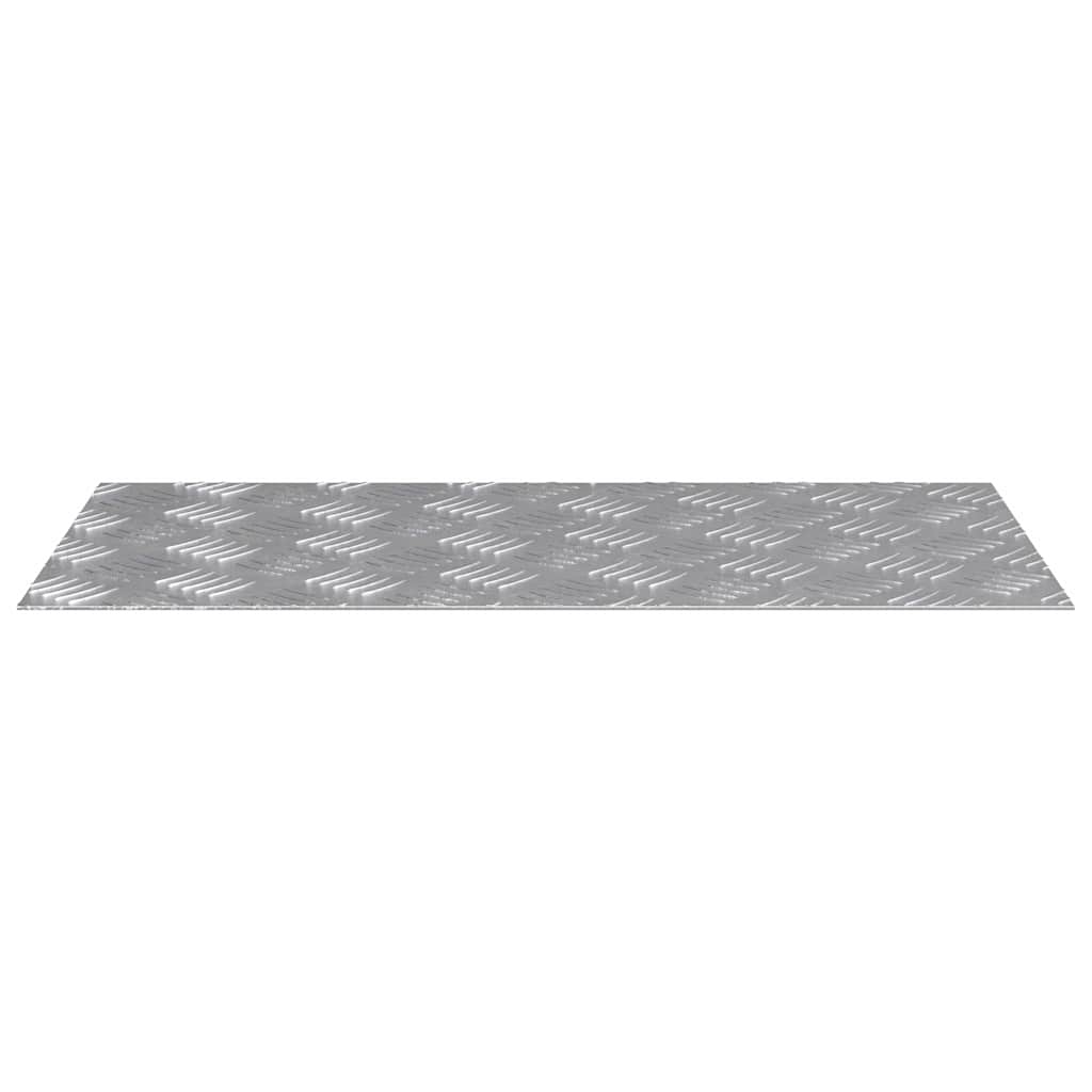 vidaXL Stopień Prostokątny 2 pcs Srebrny 60 x 30 cm Aluminium