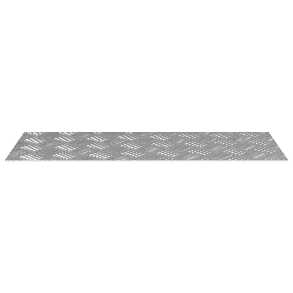 vidaXL Stopień Prostokątny 4 pcs Srebrny 70 x 30 cm Aluminium
