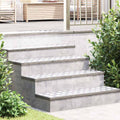 vidaXL Stopień Prostokątny 2 pcs Srebrny 100 x 30 cm Aluminium