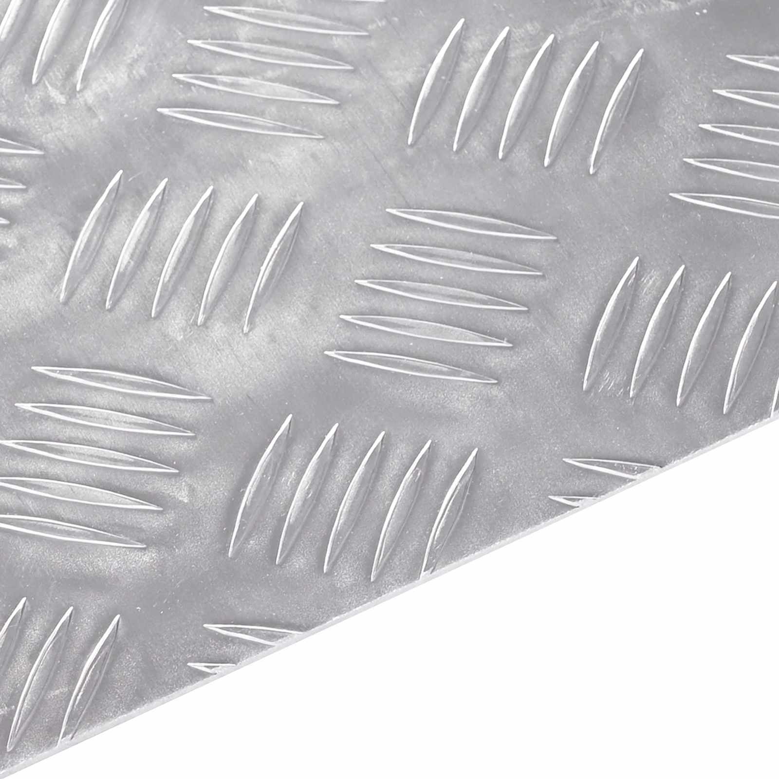 vidaXL Stopień Kwadrat 4 pcs Srebrny 40 x 40 cm Aluminium