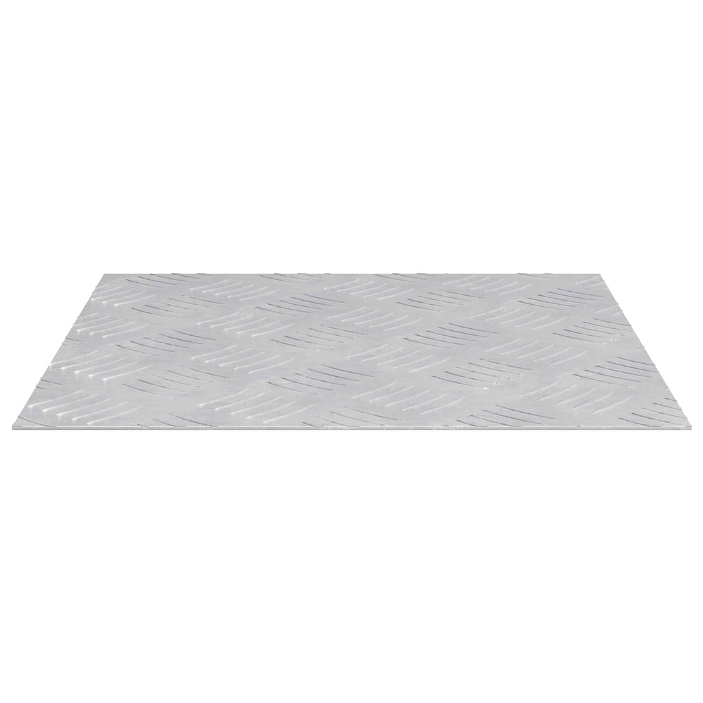 vidaXL Stopień Kwadrat 4 pcs Srebrny 40 x 40 cm Aluminium