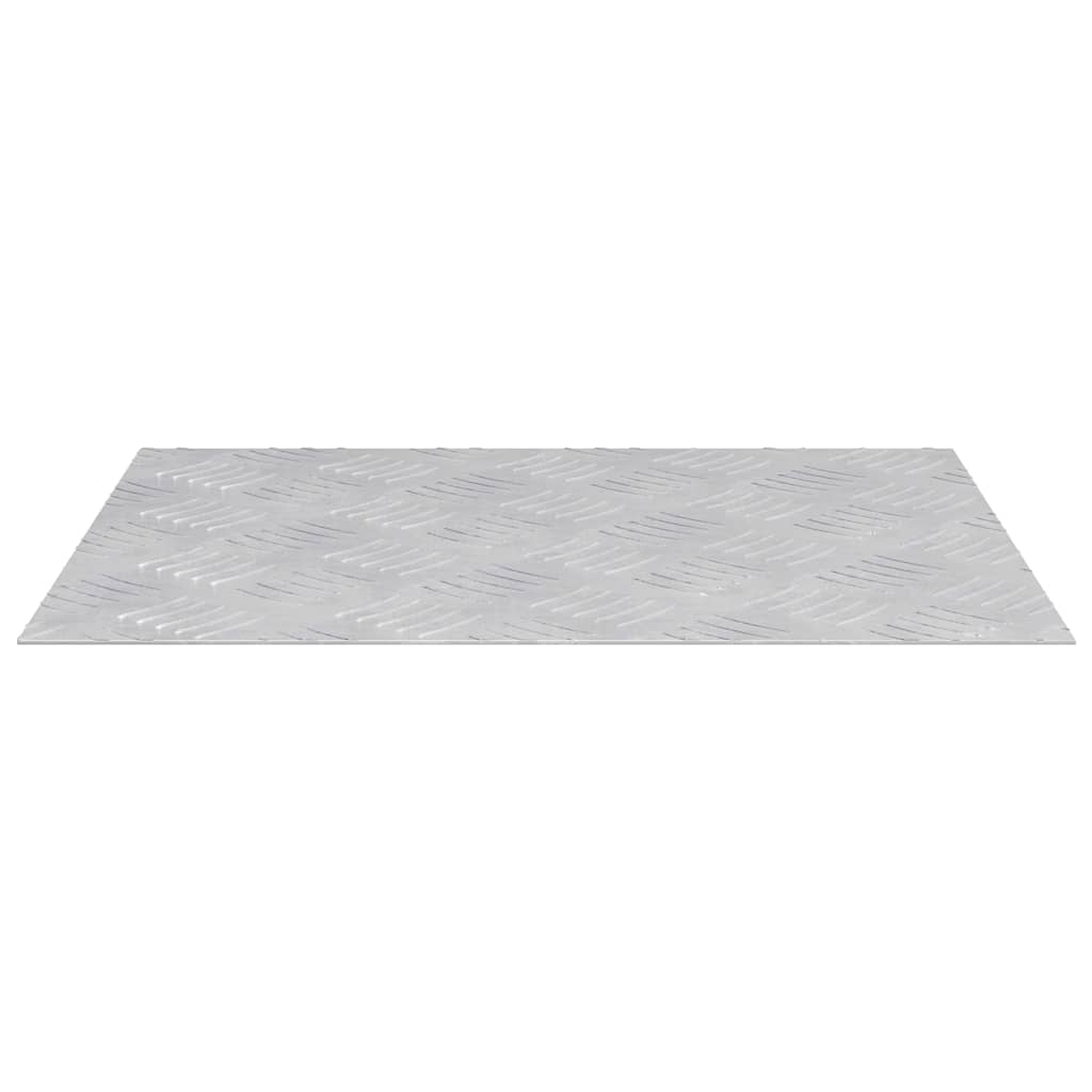 vidaXL Stopień Prostokątny 2 pcs Srebrny 50 x 40 cm Aluminium