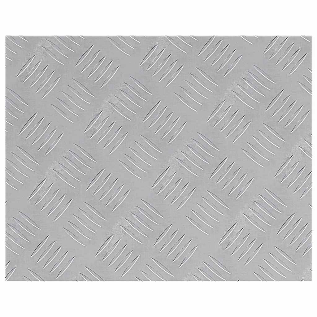 vidaXL Stopień Prostokątny 2 pcs Srebrny 50 x 40 cm Aluminium