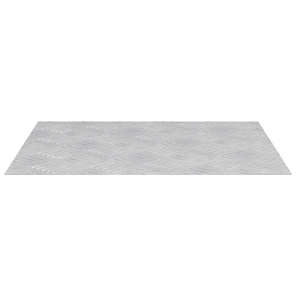 vidaXL Stopień Prostokątny 4 pcs Srebrny 50 x 40 cm Aluminium
