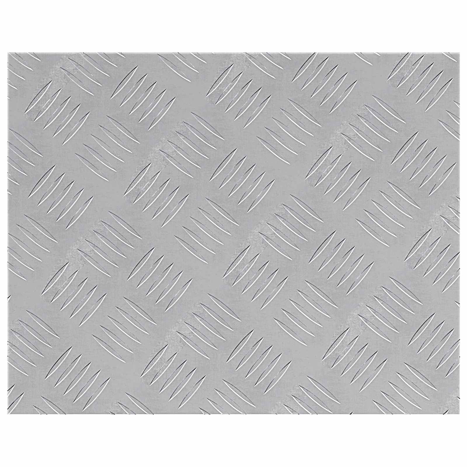 vidaXL Stopień Prostokątny 4 pcs Srebrny 50 x 40 cm Aluminium