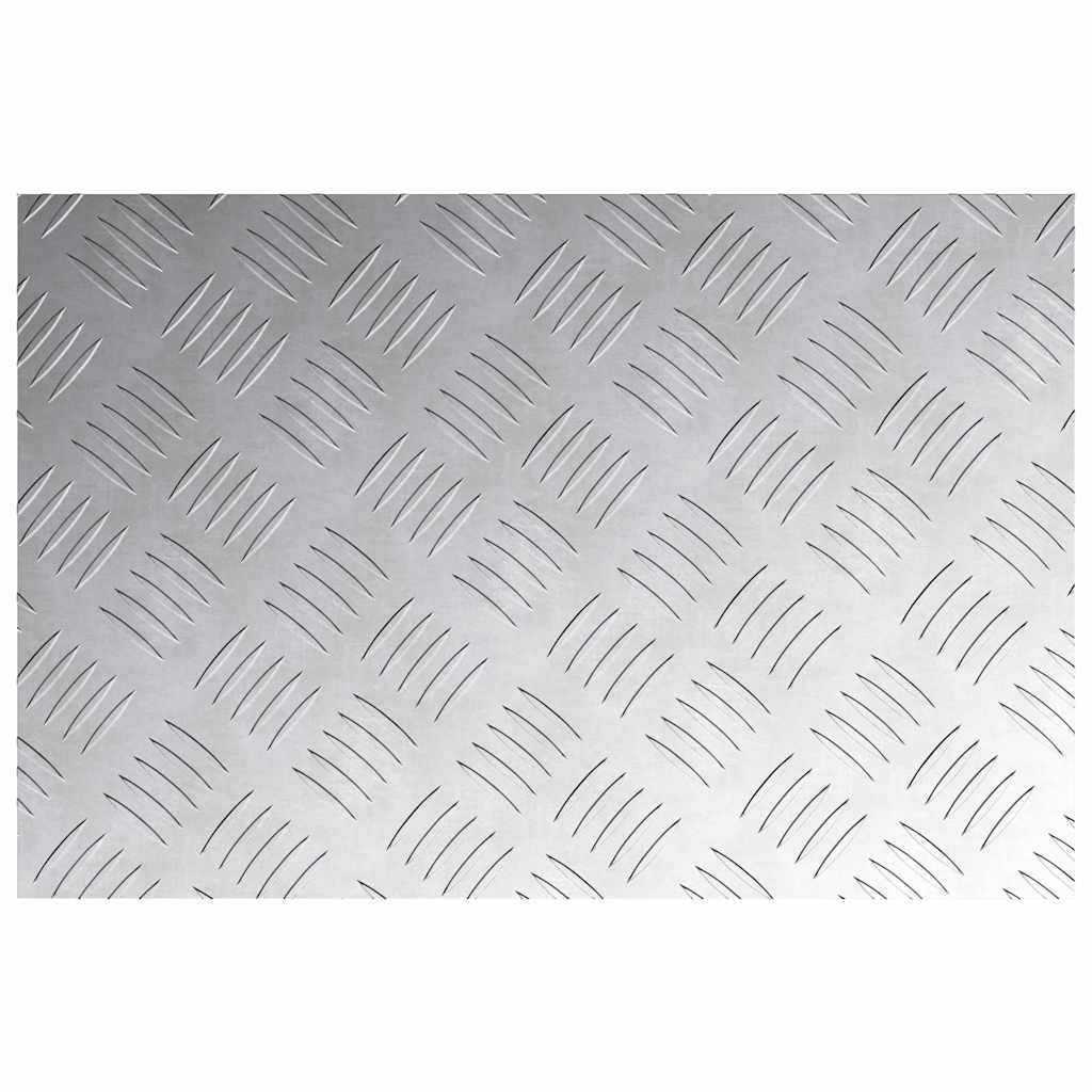 vidaXL Stopień Prostokątny 2 pcs Srebrny 60 x 40 cm Aluminium
