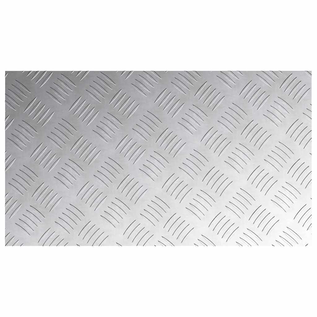 vidaXL Stopień Prostokątny 2 pcs Srebrny 70 x 40 cm Aluminium