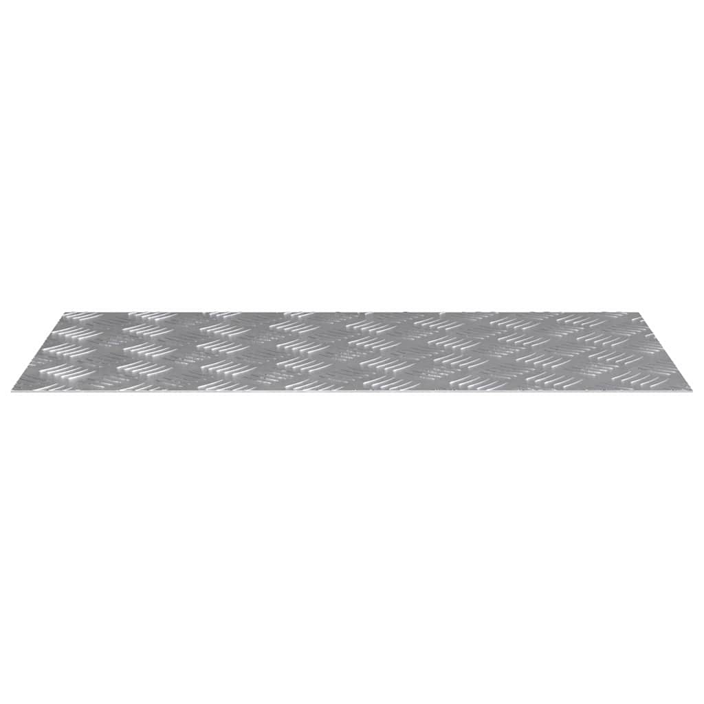 vidaXL Stopień Prostokątny 4 pcs Srebrny 80 x 40 cm Aluminium